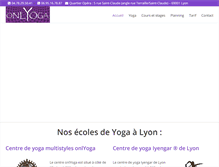 Tablet Screenshot of onlyoga.fr